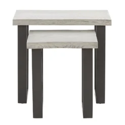 Dalston Grey Ash Nest Of Tables -Furniture Series 12915451 9414885834753380