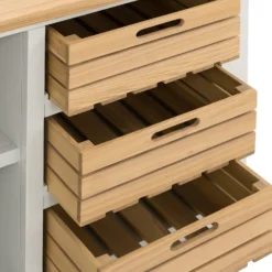 Ashstead Small Sideboard - Oak & Ivory -Furniture Series 12917103 1734897162955025