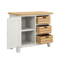 Ashstead Small Sideboard - Oak & Ivory -Furniture Series 12917103 6594897162675257