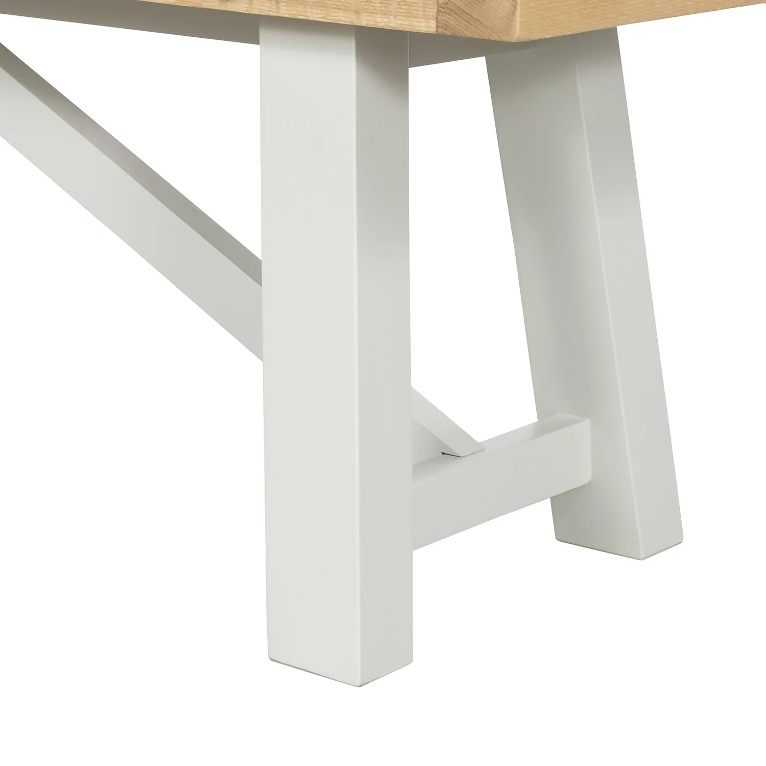 Ashstead Bench - Oak & Ivory 9 Ashstead Bench - Oak & Ivory - Image 9