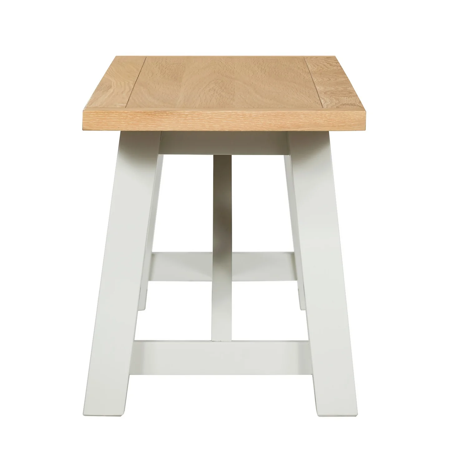 Ashstead Bench - Oak & Ivory 4 Ashstead Bench - Oak & Ivory - Image 4