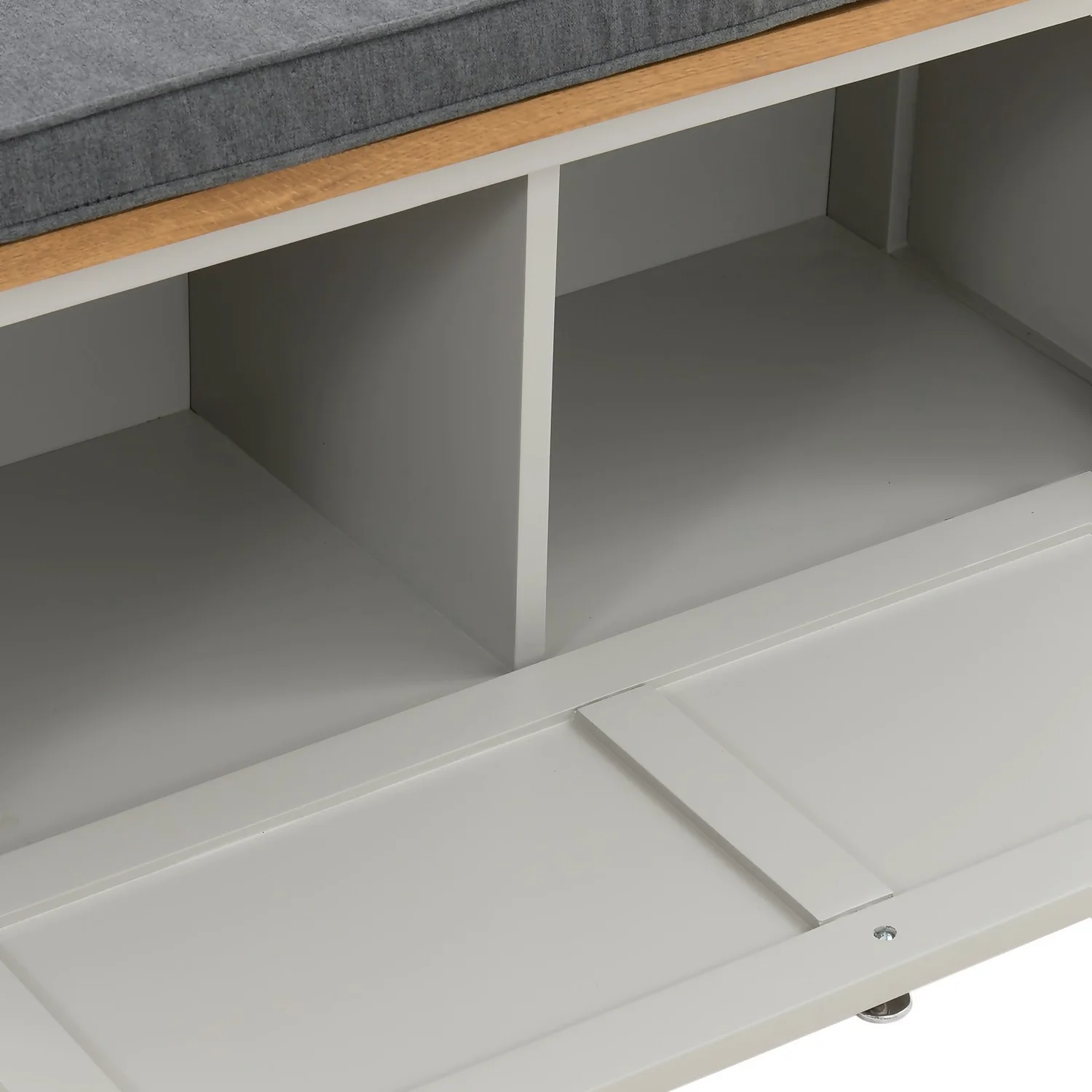 Norbury Hallway Bench - Grey 6 Norbury Hallway Bench - Grey - Image 6