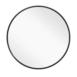 Aluminium Industrial Round Mirror - 80cm