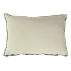 Jacquard Geometric Velvet Cushion - 30x50cm - Latte -Furniture Series 12969635 1934909089429030