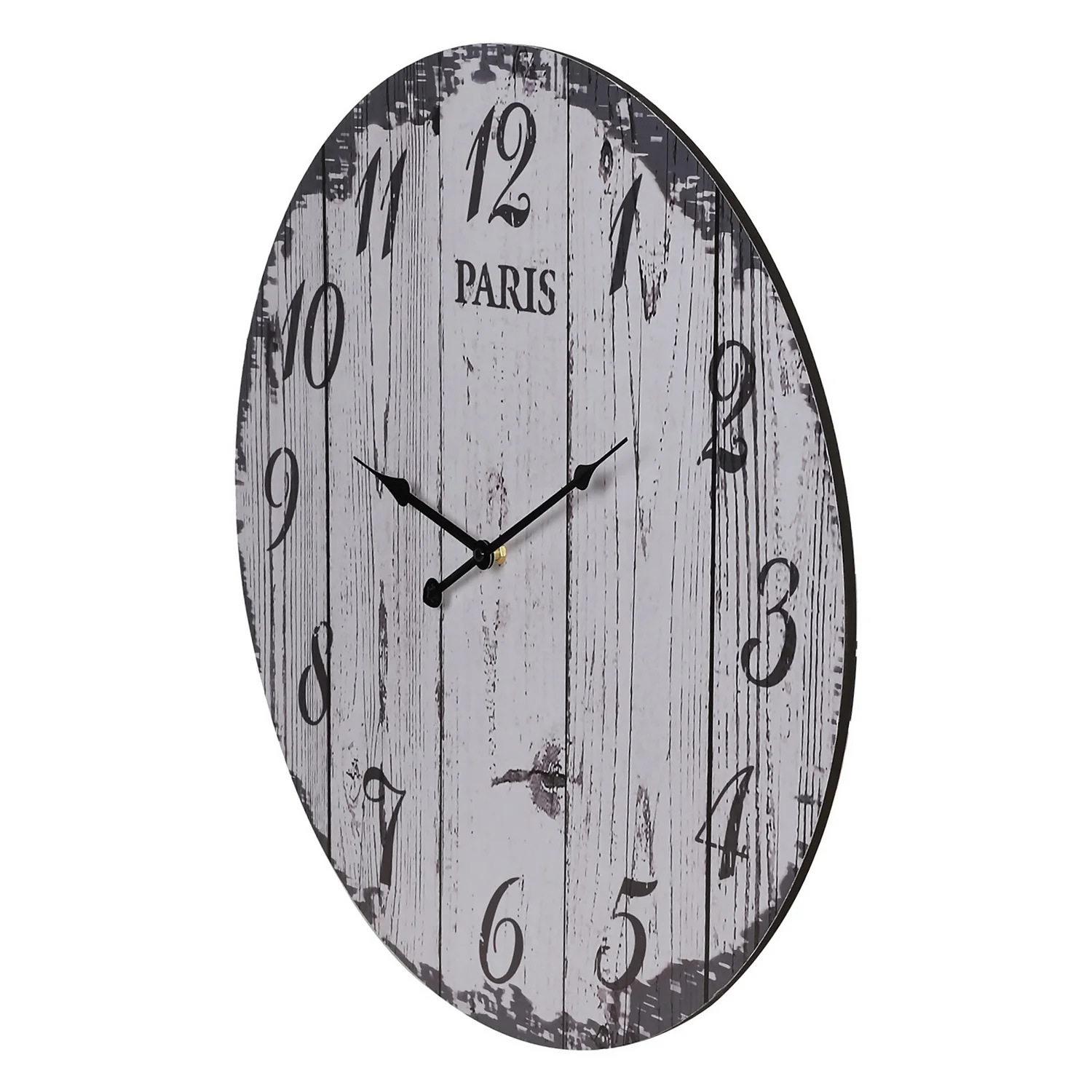 Wood Effect Clock - 40cm 2 Wood Effect Clock - 40cm - Image 2
