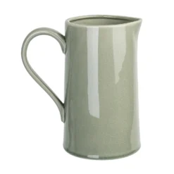 Crackle Effect Jug - Sage
