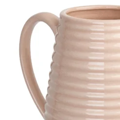 Crackle Effect Ribbed Jug - Blush -Furniture Series 13036266 6894894568168775