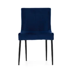Ava Velvet Dining Chair - Set Of 2 - Navy 11 Ava Velvet Dining Chair - Set Of 2 - Navy -Furniture Series 13125758 4784933241833932