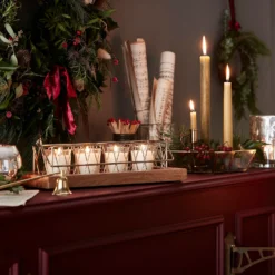 Country Living Wood Candle Holder With Handle -Furniture Series 13155164 1834900080795672