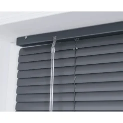 Aluminium Venetian Blind - Charcoal - 140x160cm -Furniture Series 13206083 1084884200259186