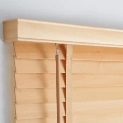 50mm Wood Venetian Blind - Natural - 60x160cm -Furniture Series 13206141 7174884221556771