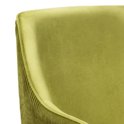 Pia Pleat Swivel Chair - Olive -Furniture Series 13222763 1654940701676772