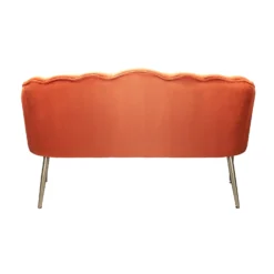 Sophia Scallop Occasional Sofa - Burnt Orange -Furniture Series 13222766 9564920057615021