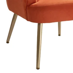 Sophia Scallop Occasional Chair - Burnt Orange -Furniture Series 13222770 6994920057799422
