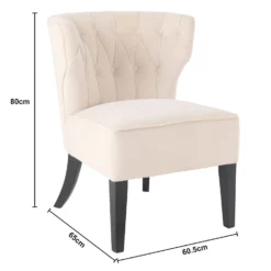 Sadie Velvet Accent Chair - Ivory 15 Sadie Velvet Accent Chair - Ivory -Furniture Series 13223762 1644927512217629