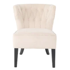 Sadie Velvet Accent Chair - Ivory 10 Sadie Velvet Accent Chair - Ivory -Furniture Series 13223762 2104927512026442