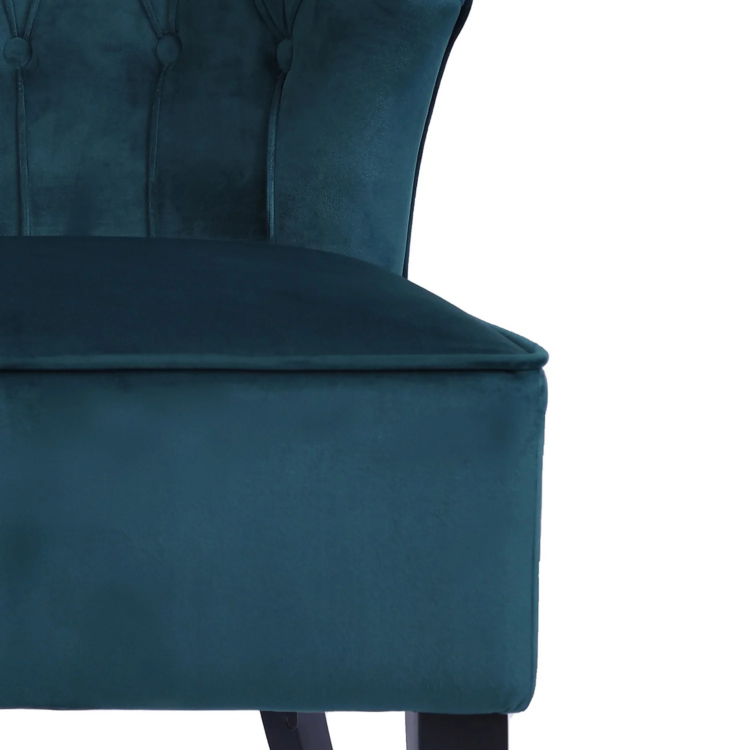 Sadie Velvet Accent Chair - Aegean Blue 8 Sadie Velvet Accent Chair - Aegean Blue - Image 8
