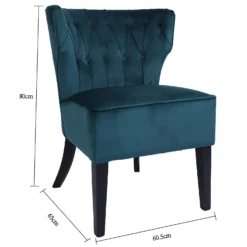 Sadie Velvet Accent Chair - Aegean Blue 17 Sadie Velvet Accent Chair - Aegean Blue -Furniture Series 13223769 1444958840774388