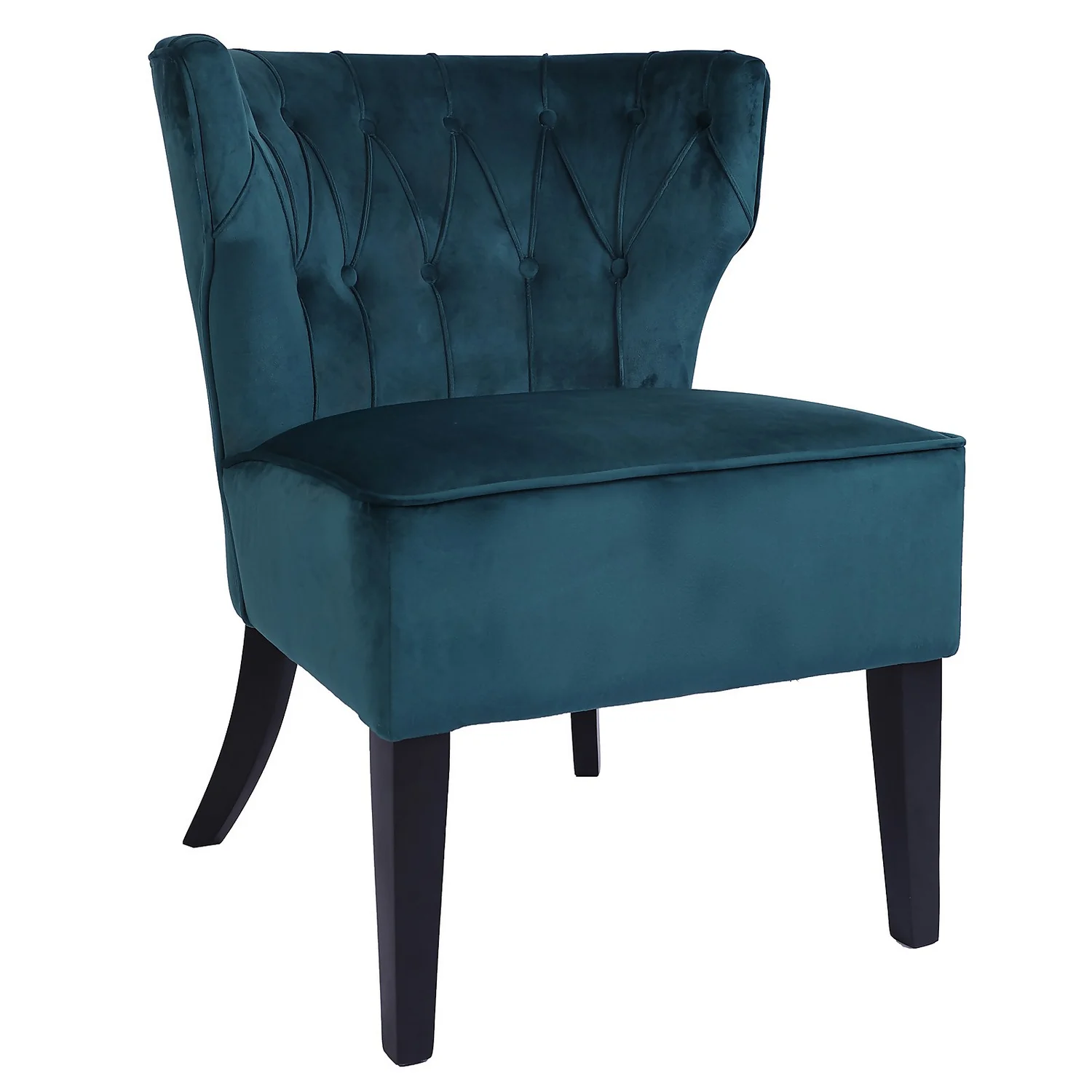Sadie Velvet Accent Chair - Aegean Blue 1 Sadie Velvet Accent Chair - Aegean Blue