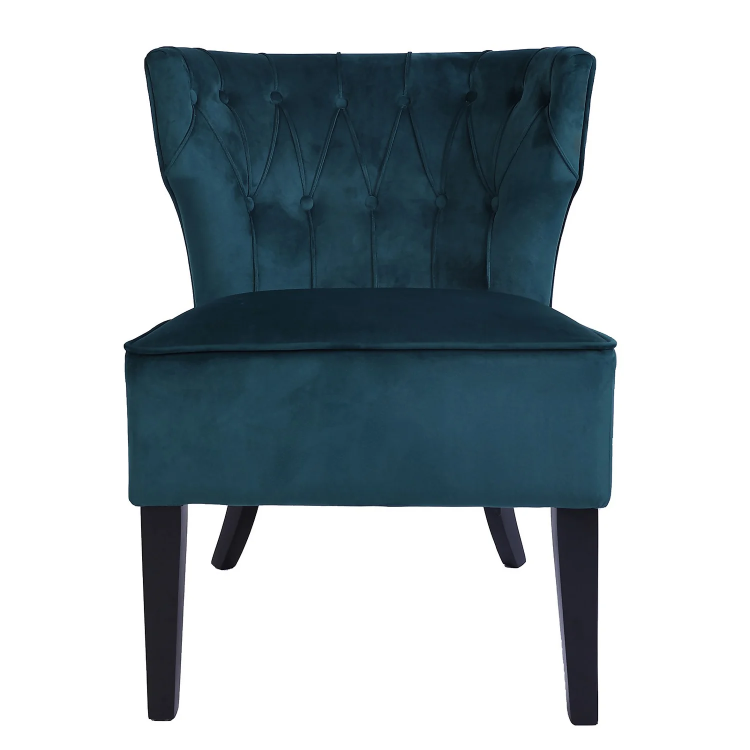 Sadie Velvet Accent Chair - Aegean Blue 3 Sadie Velvet Accent Chair - Aegean Blue - Image 3