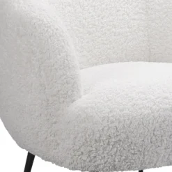 Tori Boucle Tub Chair - White -Furniture Series 13224150 2014919264590698