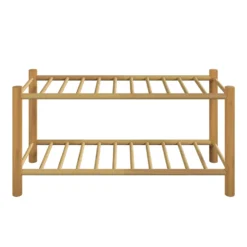 Living Elements 2 Tier Bamboo Shoe Rack -Furniture Series 13231129 6074929069075159