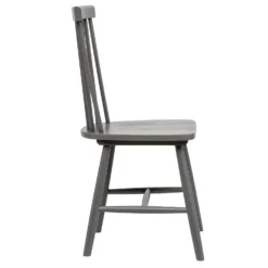The Spindle Chair - Set Of 2 - Charcoal -Furniture Series 13460767 1254940701739700