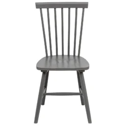 The Spindle Chair - Set Of 2 - Charcoal -Furniture Series 13460767 5884940701670904