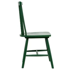 The Spindle Chair - Set Of 2 - Forest Green -Furniture Series 13460768 4524940701612254