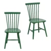 The Spindle Chair - Set Of 2 - Forest Green