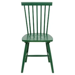 The Spindle Chair - Set Of 2 - Forest Green -Furniture Series 13460768 8924940701568712