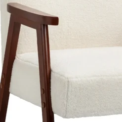 Alex Mid Century Boucle Armchair - Cream -Furniture Series 13514415 1444964543364789