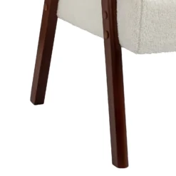 Alex Mid Century Boucle Armchair - Cream -Furniture Series 13514415 1934964543400693