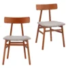 Baxter Oak Dining Chairs - Set Of 2