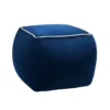 Pippa Square Pouffe - Blue