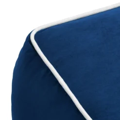 Pippa Square Pouffe - Blue -Furniture Series 13514423 6424997230071858