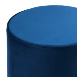 Pippa Round Pouffe - Blue -Furniture Series 13514425 8104964604227403