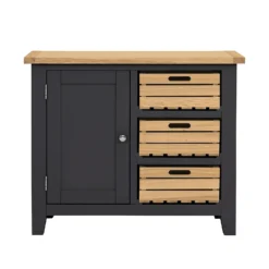 Ashstead Small Sideboard - Oak & Charcoal -Furniture Series 13642198 1535045743886223