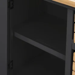 Ashstead Small Sideboard - Oak & Charcoal -Furniture Series 13642198 3104953455862459