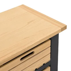 Ashstead Small Sideboard - Oak & Charcoal -Furniture Series 13642198 3394953455979009