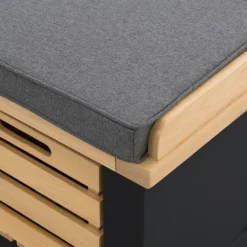 Ashstead Storage Bench - Oak & Charcoal -Furniture Series 13642204 1164953455835891