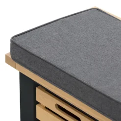 Ashstead Storage Bench - Oak & Charcoal -Furniture Series 13642204 2484953455933643