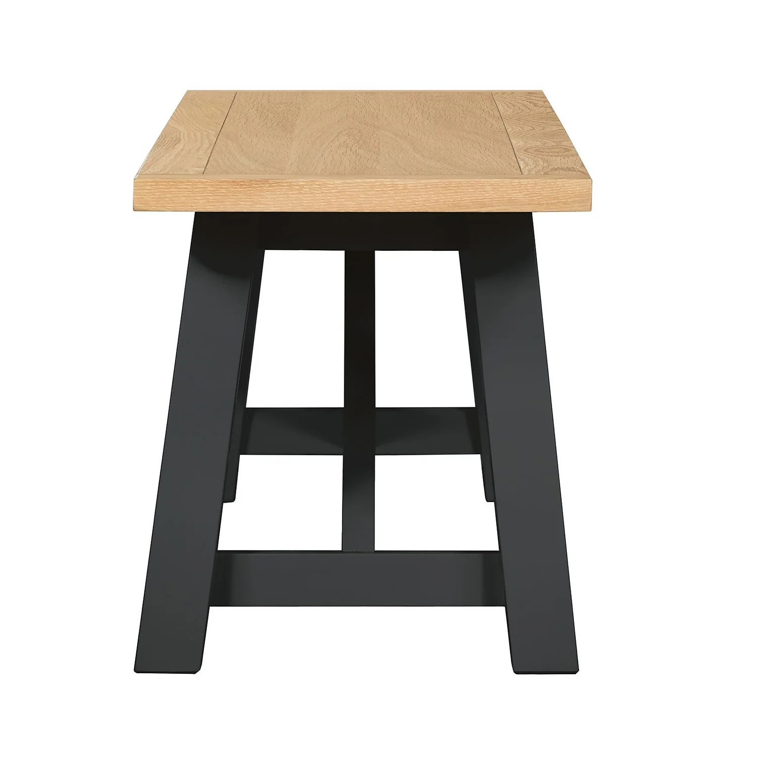 Ashstead Bench - Oak & Charcoal 4 Ashstead Bench - Oak & Charcoal - Image 4