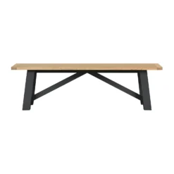 Ashstead Bench - Oak & Charcoal 11 Ashstead Bench - Oak & Charcoal -Furniture Series 13642207 1774953454646625