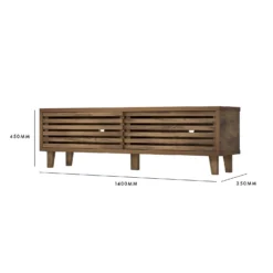 Erik Slatted Wide TV Unit -Furniture Series 13642843 9274967648502105