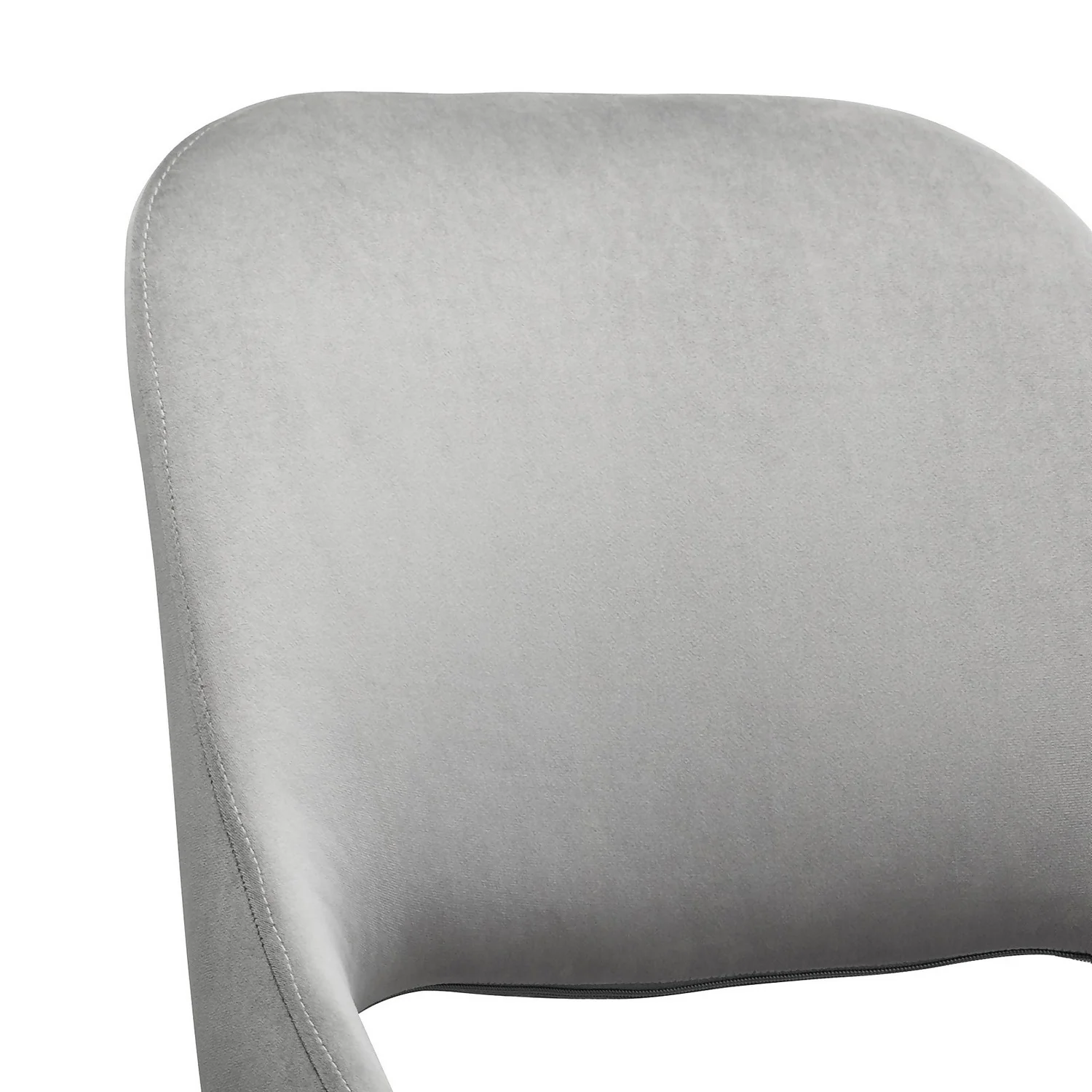 Oliver Upholstered Dining Chairs - Set Of 2 - Grey 5 Oliver Upholstered Dining Chairs - Set Of 2 - Grey - Image 5