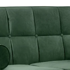 Draper Velvet 2 Seater Sofa In A Box - Green -Furniture Series 13645998 1124978299976395