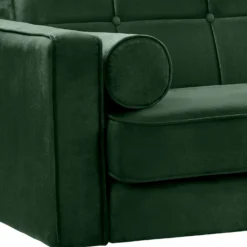 Draper Velvet 3 Seater Sofa In A Box - Green 10 Draper Velvet 3 Seater Sofa In A Box - Green -Furniture Series 13646000 5294978299856719