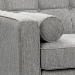 Draper Woven Fabric 2 Seater Sofa In A Box - Grey 12 Draper Woven Fabric 2 Seater Sofa In A Box - Grey -Furniture Series 13646006 2074978299906147