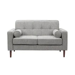Draper Woven Fabric 2 Seater Sofa In A Box - Grey 9 Draper Woven Fabric 2 Seater Sofa In A Box - Grey -Furniture Series 13646006 6504978299647154